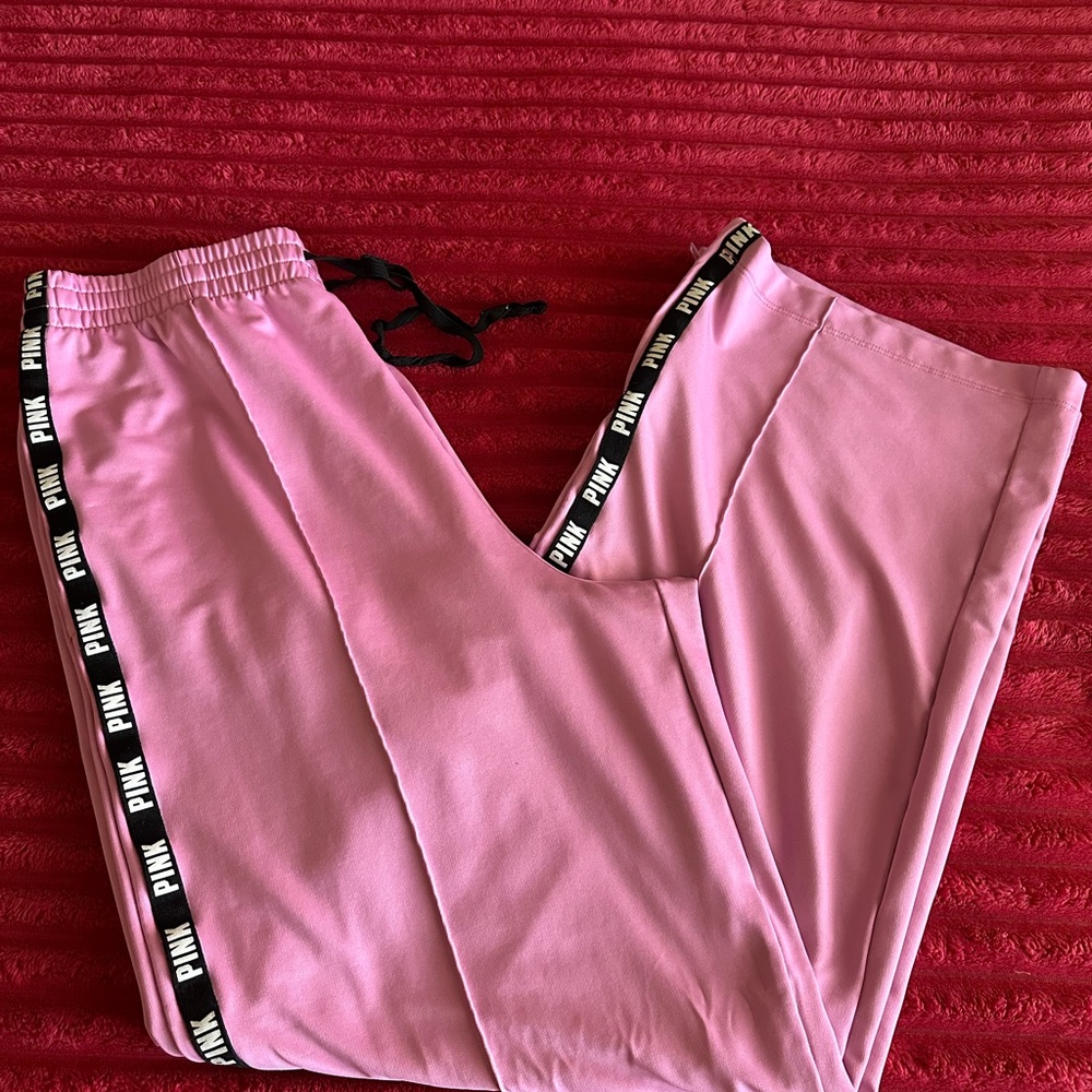 Victoria's Secret Pink Pants with Black Trim